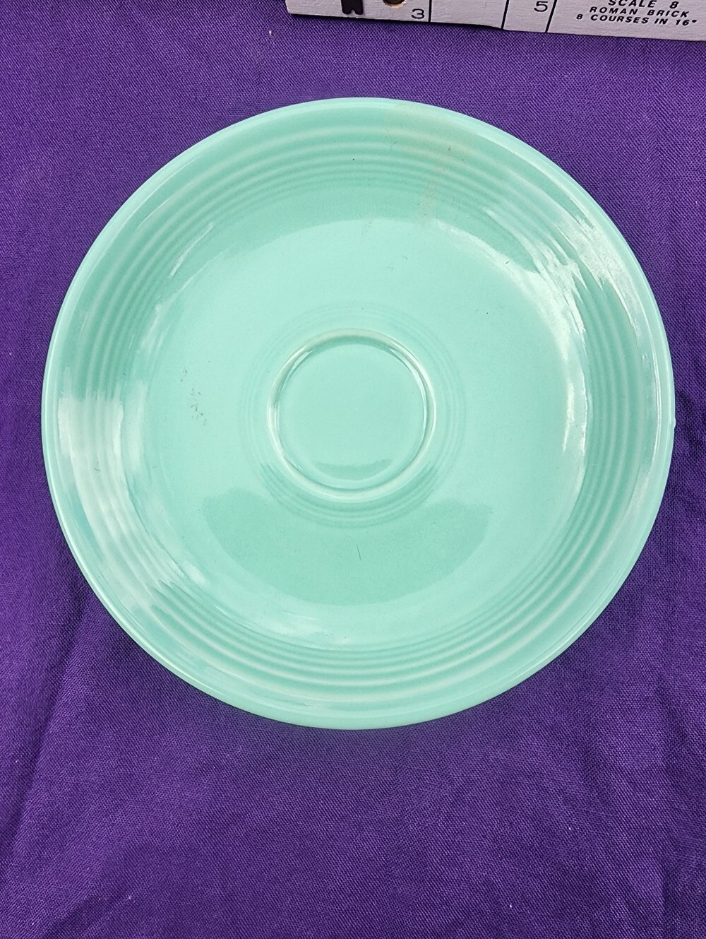 Fiesta Demitaase Saucer, Tourquise